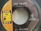 Al Wilson Soul City 767 THE SNAKE (GREAT SOUL 45) PLAYS LIKE NEW