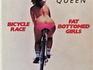 QUEEN Fat Bottomed Girls / Bicycle Race ELEKTRA 45 NM w/ picture sleeve PS 7”