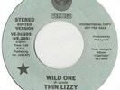 THIN LIZZY 'Wild One / Freedom Song' 1975 US promotional 7