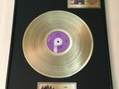 Deep Purple - Burn Gold Vinyl Record + metal plaques in black frame