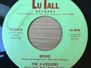 Rare Funk/Sweet Soul 45  X-CESSORS  - BOOG  / SILENT WEAPON on LU TALL  EX