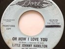 NORTHERN SOUL Little Johnny Hamilton OH HOW I LOVE YOU Dore 45 rare
