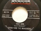 NORTHERN SOUL Porgy & The Monarchs THAT GIRL Musicor 45 rare EX