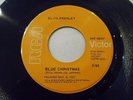 Elvis Presley Blue Christmas / Santa Claus Is Back 45 Orange Vinyl Record