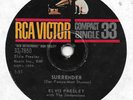 ELVIS PRESLEY Surrender/Lonely Man on RCA Victor RARE compact single