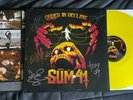 SUM 41 ORDER IN DECLINE YELLOW COLOR VINYL LP - SIGNED BY THE BAND