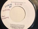 PAUL McCARTNEY / BEATLES   LETTING GO   Rare TEST PRESSING 45