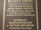 1929 The MUSIC of RUDOLF FRIML plays PIANO ROSE MARIE Vagabond King Shilkret C-9