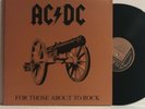AC/DC For Those About To Rock 1981 ATLANTIC SD 11111 Gatefold EMBOSSED NM