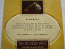 His Master's Voice CLP. 1113 – Schubert – Max ROSTAL & Colin HORSLEY – LP RARE