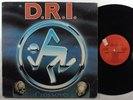 D.R.I. Crossover DEATH LP with lyric sheet insert