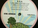 King Crimson LP U.S.A. UK Pink Island rim 1st press A1 B1 ++++++