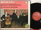 Philips 835 182/83 AY Rostropovich Richter Beethoven cello sonatas Dutch press.