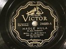 HAWAIIAN SOL K BRIGHT Haole Hula VICTOR 24689  E
