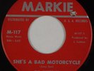 CRESTONES: She's A Bad Motorcycle US MARKIE Chicago Garage Rockabilly 45 HEAR