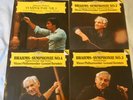 johannes brahms, abado, bernstein, symphonie 1-4, 4 lp, deutsche grammophon