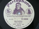 Ana Hato Maori Folk Songs 1927 78RPM Parlophone R 3356