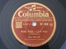 Chinese Miss Hue Lee Rose, Rose I Love You 78 RPM French Columbia #Listen#