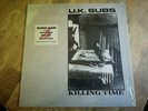 UK Subs LP Killing time CLEAR VINYL UK 1989 New Red press NEAR MINT & INSERT