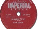 RICKY NELSON Rock'n Roll 78 RPM Record. Lonesome Town