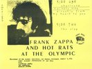 FRANK ZAPPA AND HOT RATS AT THE OLYMPIC VINYL - NOT TMOQ