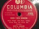 78rpm [1947] Blues ROSETTA HOWARD + BILL BROONZY & WILLIE DIXON Columbia 37573