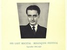 COLUMBIA 33CX-1499 DINU LIPATTI Last Recital Vol1 BACH Partita 1 MOZART SCHUBERT