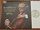 ROSTROPOVICH CELLO Schubert/Schumann/Debussy BRITTEN London JL 41068 NM/NM LP