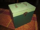 Vintage 45 RPM Record Storage Case Two-Tone Mid 1950s Beauty