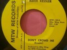 45rpm PUNK GARAGE KEITH KESSLER 'DON'T CROWD ME' EXCELLENT