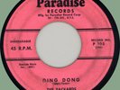 PACKARDS Ding Dong / Dream of Love 45rpm Paradise 1955 **original pressing**
