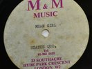 Status Quo - Mean Girl - UK M & M ACETATE 7