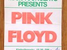 PINK FLOYD . Vintage TICKET Munich 1973 * Led Zeppelin Jimi Hendrix Roger Waters