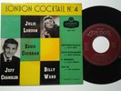 EDDIE COCHRAN BILLY WARD JULIE LONDON E.P.+PS LONDON COCKTAIL N°.4 ITALY EX/EX