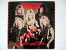 TREAT SCRATCH AND BITE 1985 VINYL LP MERCURY SWEDEN PICTURE INNER & POSTER EX/EX