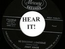 Jimmy Minor ROCKABILLY 45 (Mercury 71623) So Doggone Lonesome/Death Row  VG++/M-
