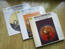 DGG MAHLER Symphonies Nos. 1, 2 & 3 BERNSTEIN Original LPs