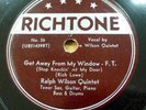 RALPH WILSON Quintet doo-wop 78 GET AWAY FROM MY WINDOW on MINT Minus RPM RJ 626