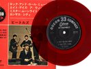 THE BEATLES - ROCK AND ROLL MUSIC - VERY RARE  JAPAN ODEON 33' Red Vinyl EP
