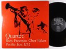 Russ Freeman & Chet Baker - Quartet LP - World Pacific - PJ-1232 Mono DG VG++