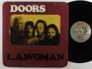 DOORS L.A. Woman ELEKTRA LP die-cut window cover gatefold  