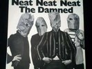The damned Neat Neat Neat Laminated Sleeve Delga Island Logo A1/B1 Pressing Punk