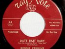 HEAR IT 50's Guitar Break Rocker Promo 45 rpm Reggie Perkins 