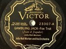 HEAR  JELLY ROLL MORTON  VICTOR 23307 Gambling Jack 1930 RECORDED SIDES SCARCE