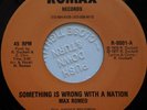 45 ROOTS / MAX ROMEO / SOMETHING IS WRONG WITH A NATION / ROMAX / LISTEN