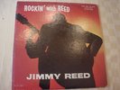 JIMMY REED rockin with reed, vg+ lp on VEE JAY, MAROON DEEP GROOVE