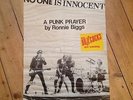 Sex Pistols / Ronnie Biggs  No one is innocent Promo Poster & Buzzcocks Sticker