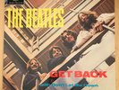 Beatles GET BACK LP UK PCS 7080 CLEAR MAUVE MARBLED VINYL GN 70069