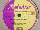 NANCY HOLLOWAY Melodisc 1275   Hip Shakin Mama   Jazz NM 78 rpm 1954 Nice Orig