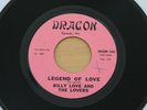 BILLY LOVE & THE LOVERS Legend Of Love/Hold Me Close 45 Rare Doo Wop Teen HEAR